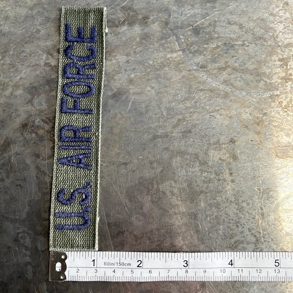 U.S. AIR FORCE embroidered tape patch - Vintage - Picture 9 of 10